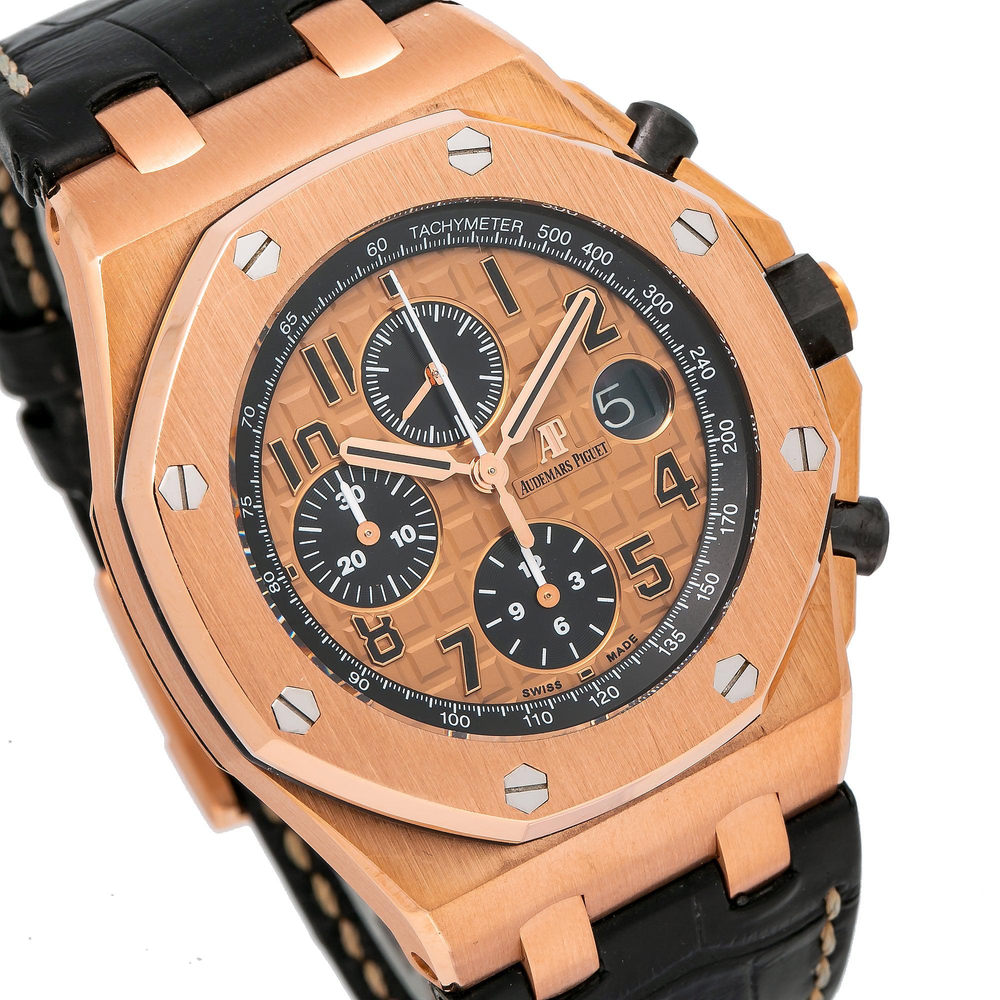 Audemars Piguet Royal Oak Offshore Chronograph 42MM Rose Gold Dial 26470OR