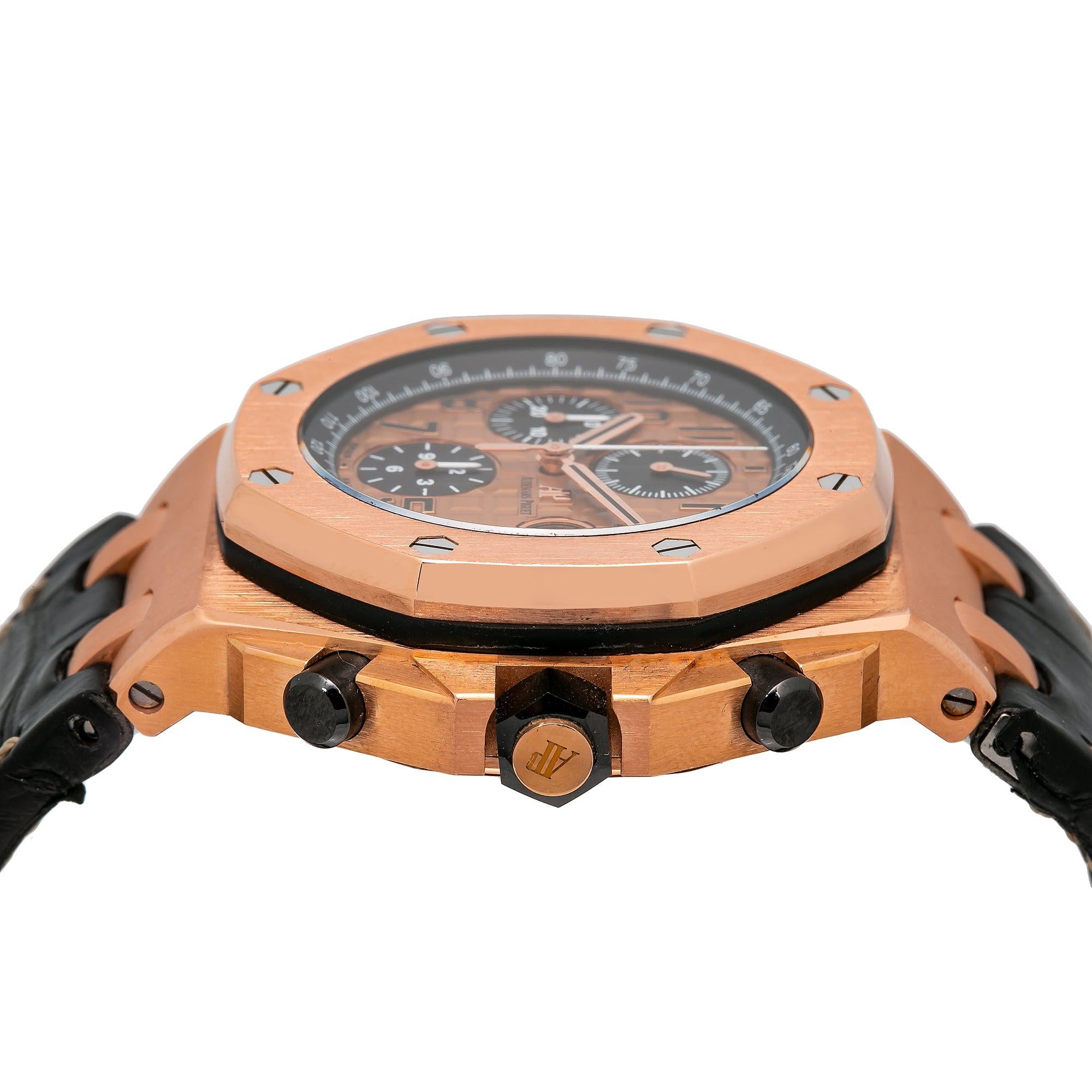 Audemars Piguet Royal Oak Offshore Chronograph 42MM Rose Gold Dial 26470OR