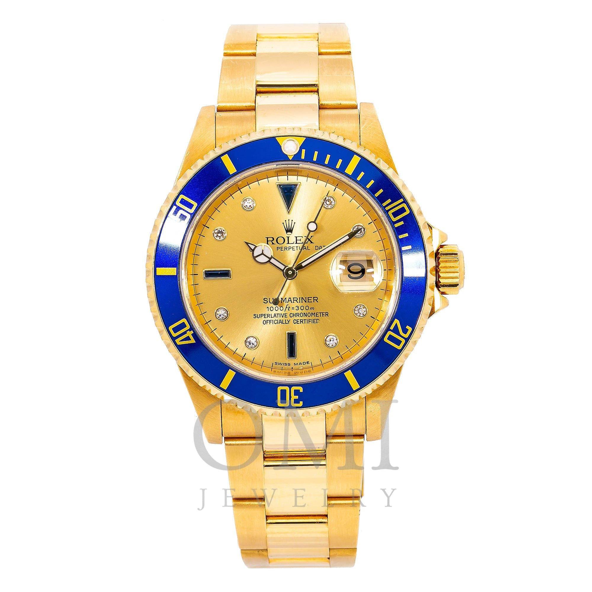 Rolex Submariner Date 40MM Champagne Dial With Yellow Gold Oyste - OMI Jewelry