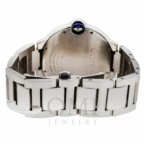 Cartier Ballon Bleu 42MM W69012Z4 White Dial With Stainless Steel Bracelet