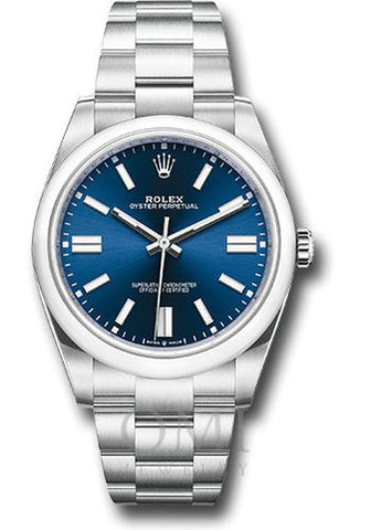 Rolex Oyster Perpetual 124300 41MM Bright Blue Dial With Oyster Bracelet