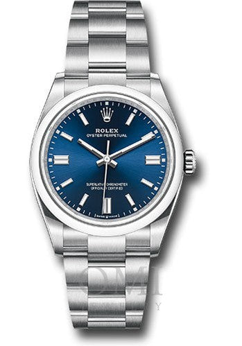 Rolex Oyster Perpetual 126000 36MM Bright Blue Dial With Oyster Bracelet
