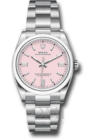 Rolex Oyster Perpetual 126000 36MM Candy Pink Dial With Oyster Bracelet