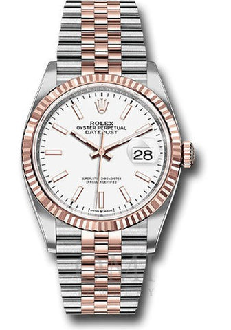 Rolex Datejust 126231 36MM White Dial With Two Tone Jubilee Bracelet