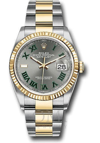 Rolex Datejust 126233 36MM Slate Dial With Two Tone Oyster Bracelet