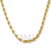 10K Yellow Gold 6.51mm Solid Rope Chain Available In Sizes 18"-26"