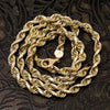 10K Yellow Gold 6.51mm Solid Rope Chain Available In Sizes 18"-26"