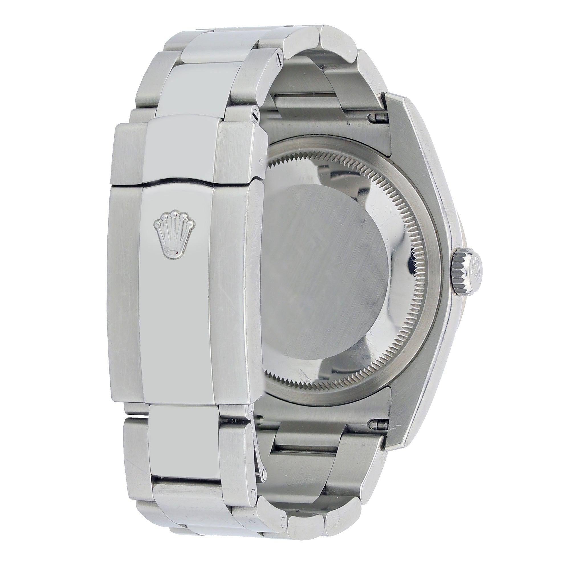 Rolex Datejust 36MM 116200 Pink Floral Dial Diamond Bezel Stainless Steel Oyster Bracelet