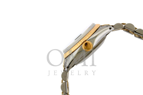 Rolex Datejust Diamond Watch, 26mm, Yellow Gold and Stainless Steel Bracelet Gray Dial w/ Diamond Lugs