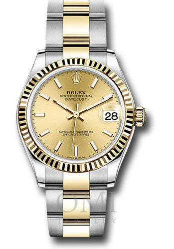 Rolex Datejust 278273 31MM Champagne Dial With Two Tone Oyster Bracelet