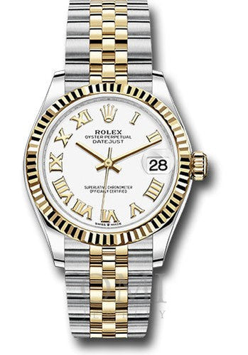 Rolex Datejust 278273 31MM White Roman Dial With Two Tone Jubilee Bracelet