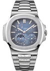 Patek Philippe Nautilus 5712 40MM Blue Dial With Stainless Steel Bracelet