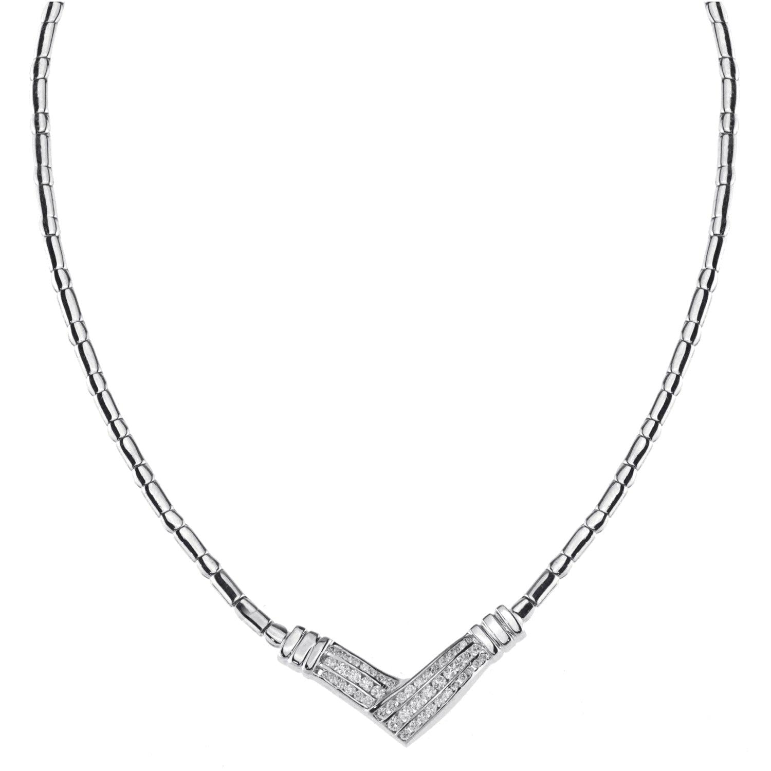 Ladies Chain with Diamonds