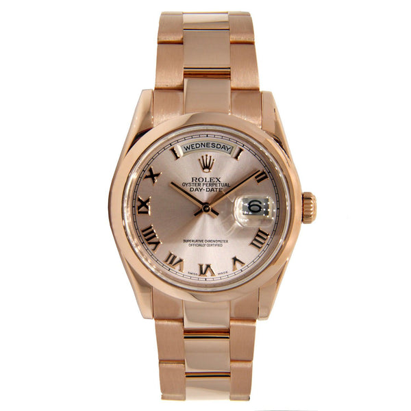 Rolex day date rose gold outlet price