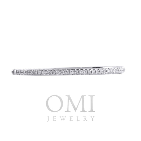 18K White Gold Eernity Bangle with 1.46CT Of Round Diamonds