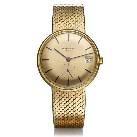 Patek Philippe Calatrava 34MM 3514/4 Dial 18K Yellow Gold Bracelet