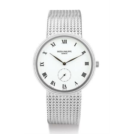 Patek Philippe Calatrava 33.5MM 3919 Dial 18K White Gold Bracelet