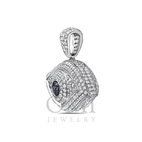 Eye Women's Pendant With 5.51 CT Diamonds Available in White & Yellow Gold