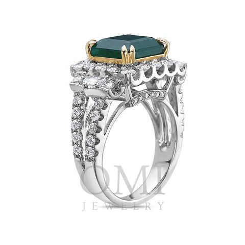 Ladies 18k White Gold Diamond 7.2 CT Fashion Ring