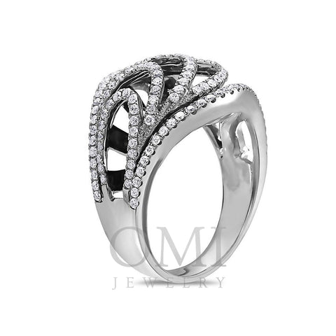 Ladies 18k White Gold Diamond 1.91 CT Right Hand Ring