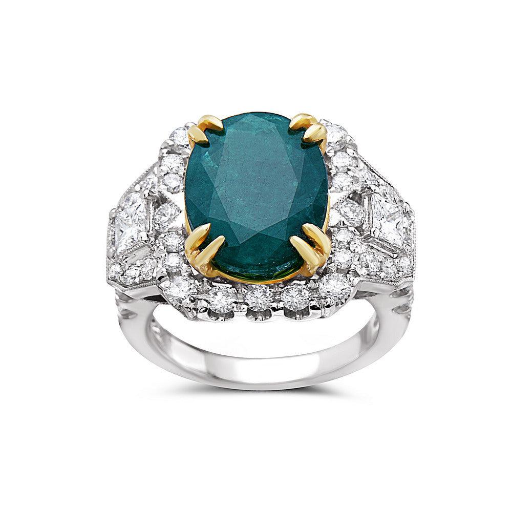 Ladies 18k White Gold Diamond 2.02 CT Fashion Ring