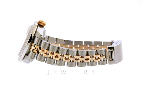 Rolex Datejust Diamond Watch, 26mm, Yellow Gold and Stainless Steel Bracelet Aluminum Dial w/ Diamond Bezel