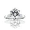 18K GOLD ROUND CUT SOLITAIRE DIAMOND ENGAGEMENT RING 2.60 CTW
