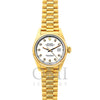 Rolex Datejust 26mm 18k Yellow Gold President Bracelet White Dial