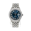 Rolex Datejust Diamond Watch, 31mm, Blue Diamond Dial With 3.25 Ct Diamonds