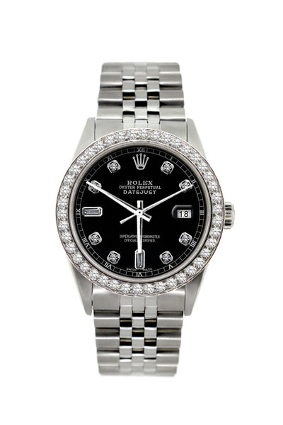 Rolex datejust diamond bezel sale