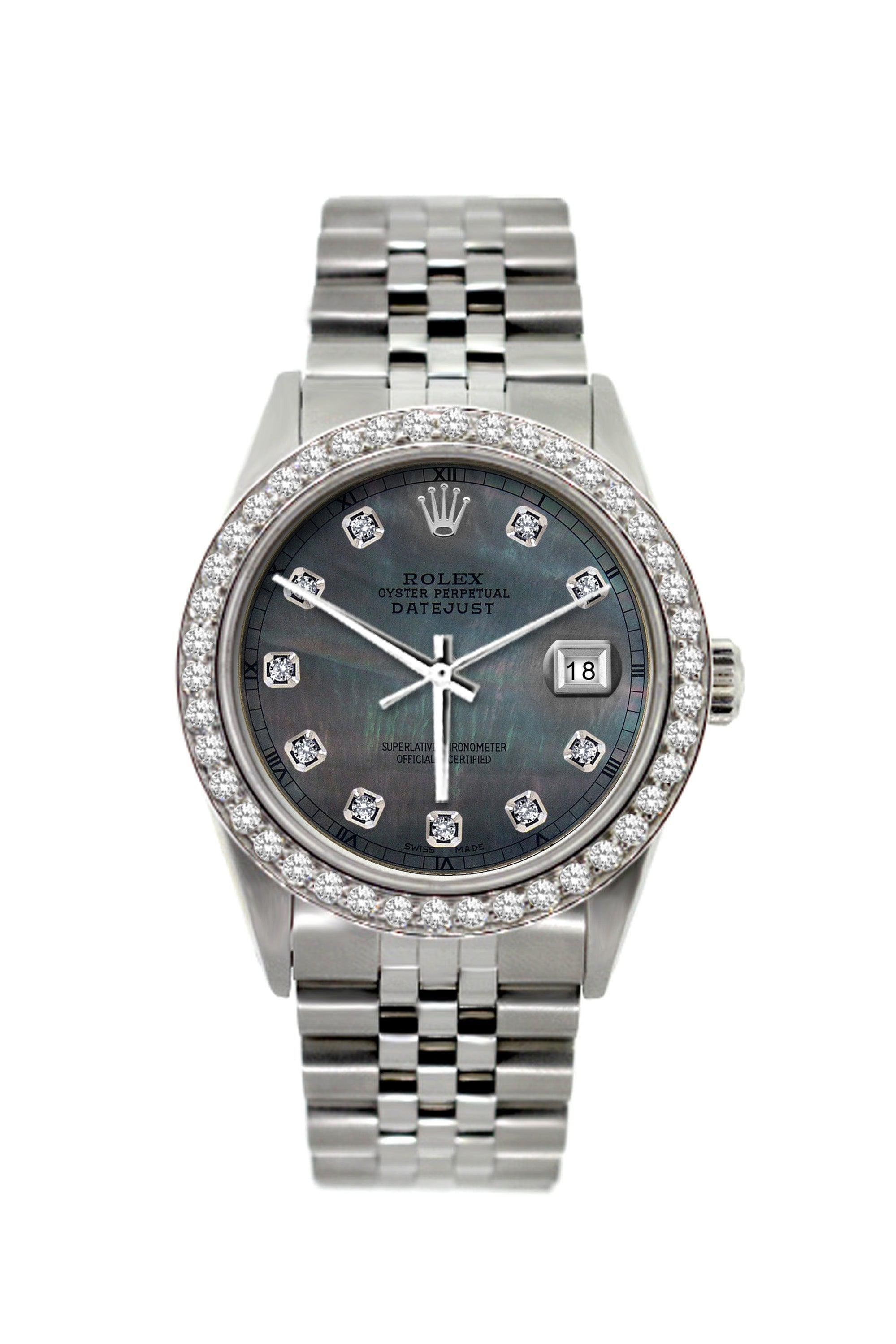 Black discount pearl rolex