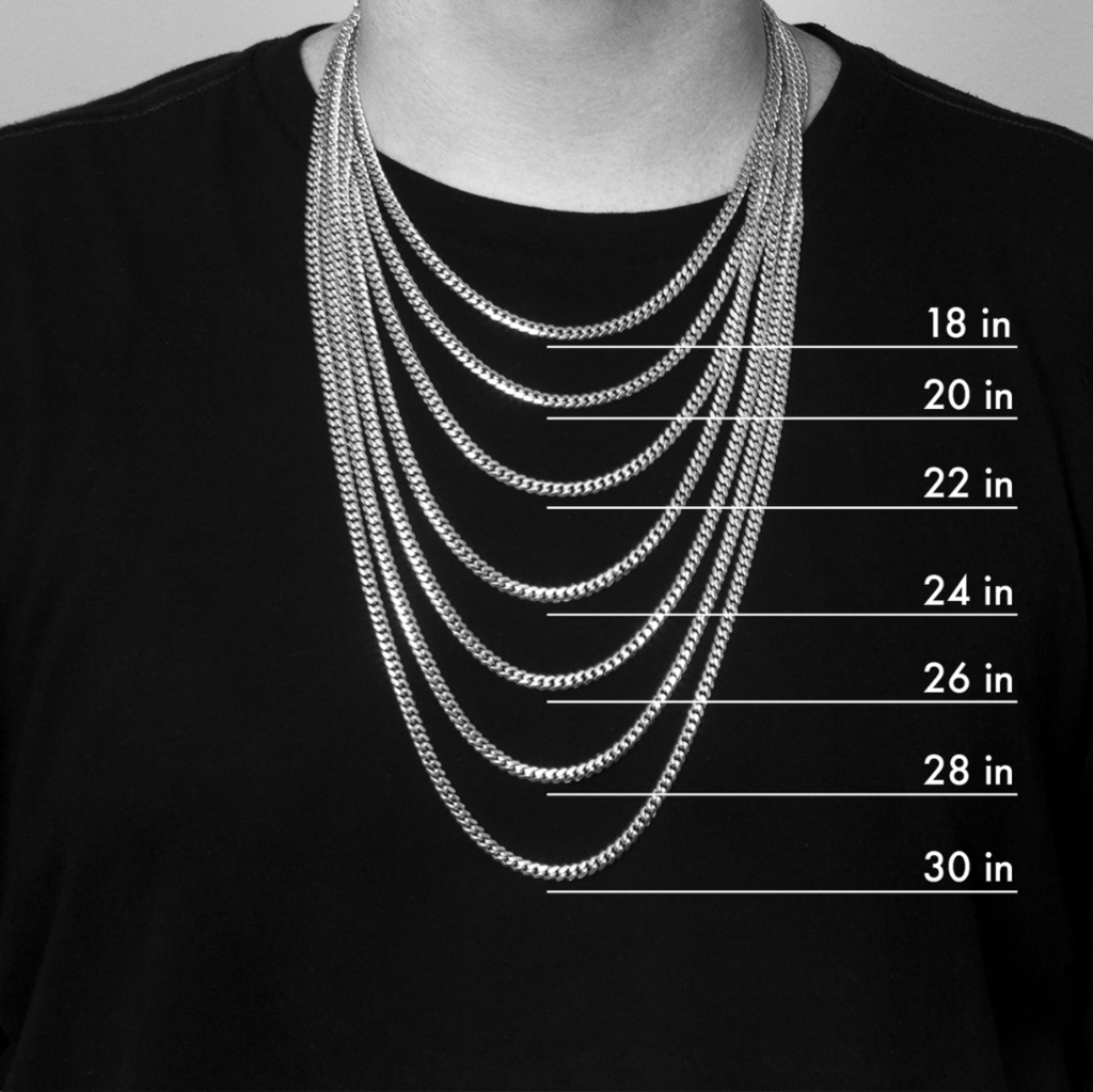 10K White Gold Ice Chain 2.33mm Available In Sizes 18