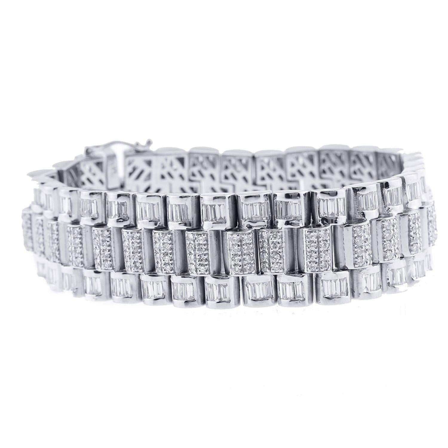 Men's Platinum Diamond Bracelet