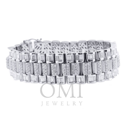 Men's Platinum Diamond Bracelet