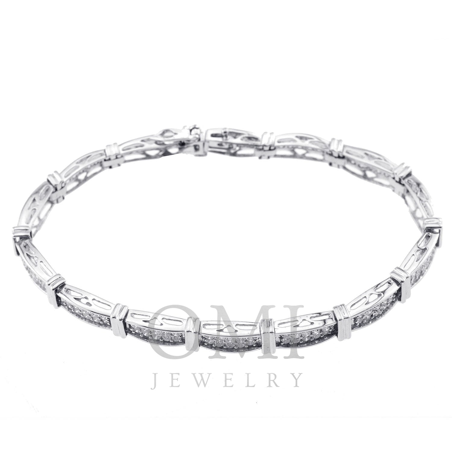 Buy Online White Anchor Lock Wrap Fashion Bracelet | jewellery for men |  menjewell.com