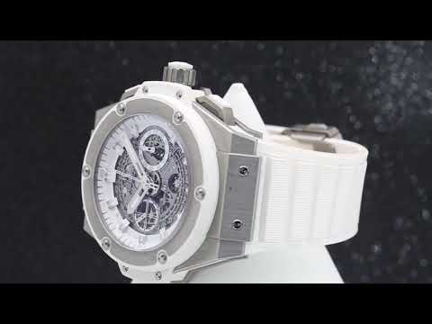 Hublot King Power  701.NE.0127 48MM Transparent Dial With Rubber Bracelet