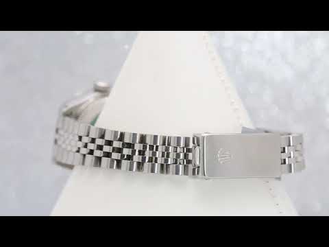 Rolex Datejust 26MM 6916 Mother of Pearl Diamond Dial Engine Turned Bezel Stainless Steel Jubilee Bracelet