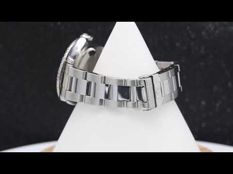 Rolex Yacht-Master 35MM 168622 Platinum Dial Platinum Bezel Stainless Steel Oyster Bracelet