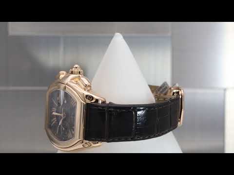 Cartier クォーツ時計 ブラウンレザー Cartier Roadster W62042Y4 43MM Brown Dial With Leather