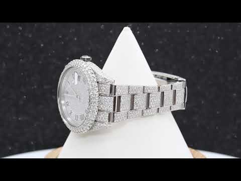 Rolex Datejust II 126300 41MM Silver Diamond Dial With Stainless Steel Oyster Bracelet