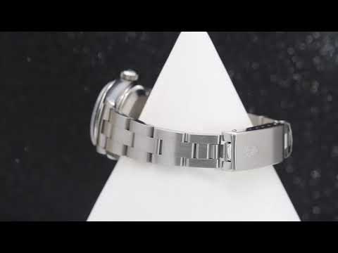 Rolex Date 26MM 79160 Black Dial Smooth Bezel Stainless Steel Oyster Bracelet