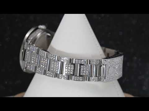 Rolex Datejust 1601 36MM Blue Diamond Dial With 8.25 CT Diamonds