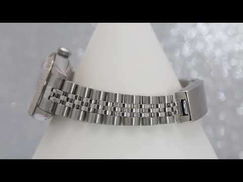 Rolex Datejust 26MM 69160 Pink Diamond Dial Fluted Bezel Stainless Steel Jubilee Bracelet