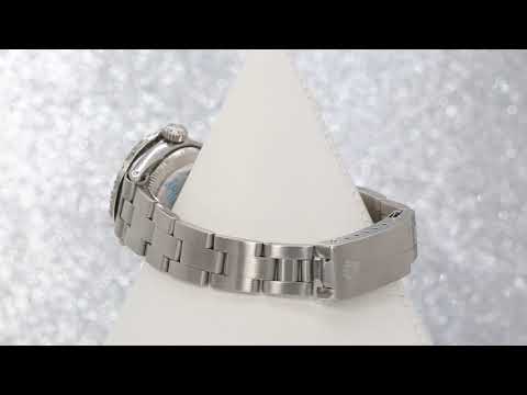 Rolex Datejust 26MM 6516 Blue Diamond Dial Diamond Bezel Stainless Steel Oyster Bracelet