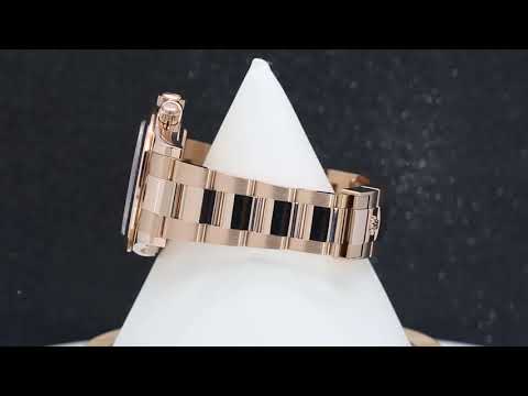 Rolex Cosmograph Daytona 40MM 116505 Everose Baguette Diamond Dial Tachymeter Bezel 18K Rose Gold Oyster Bracelet