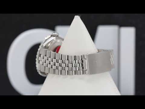 Rolex Datejust 36MM 1601 Everose Diamond Dial Diamond Bezel Stainless Steel Jubilee Bracelet 2.75ct