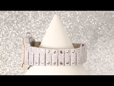 Cartier Santos WSSA0018 40MM Two Tone Yellow Gold Diamond Dial With 19.25 CT Diamonds