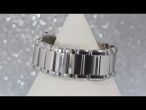 Patek Philippe Twenty~4 6917 25MM Black Diamond Dial With Stainless Steel Bracelet