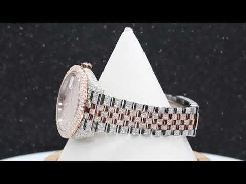 Rolex Datejust II 126331 41MM Pink Diamond Dial With Two Tone Oyster Bracelet