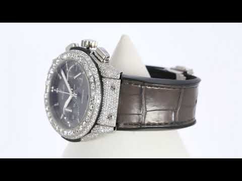 Hublot Classic Fusion Chronograph 541.NX.7070 42MM Gray Dial With Leather Bracelet